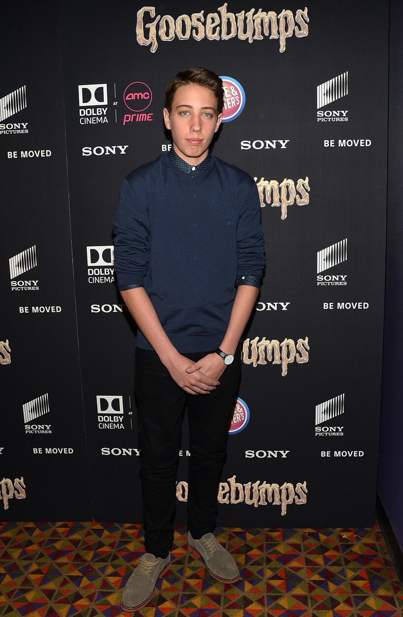Ryan Lee at the New York premiere of "Goosebumps."