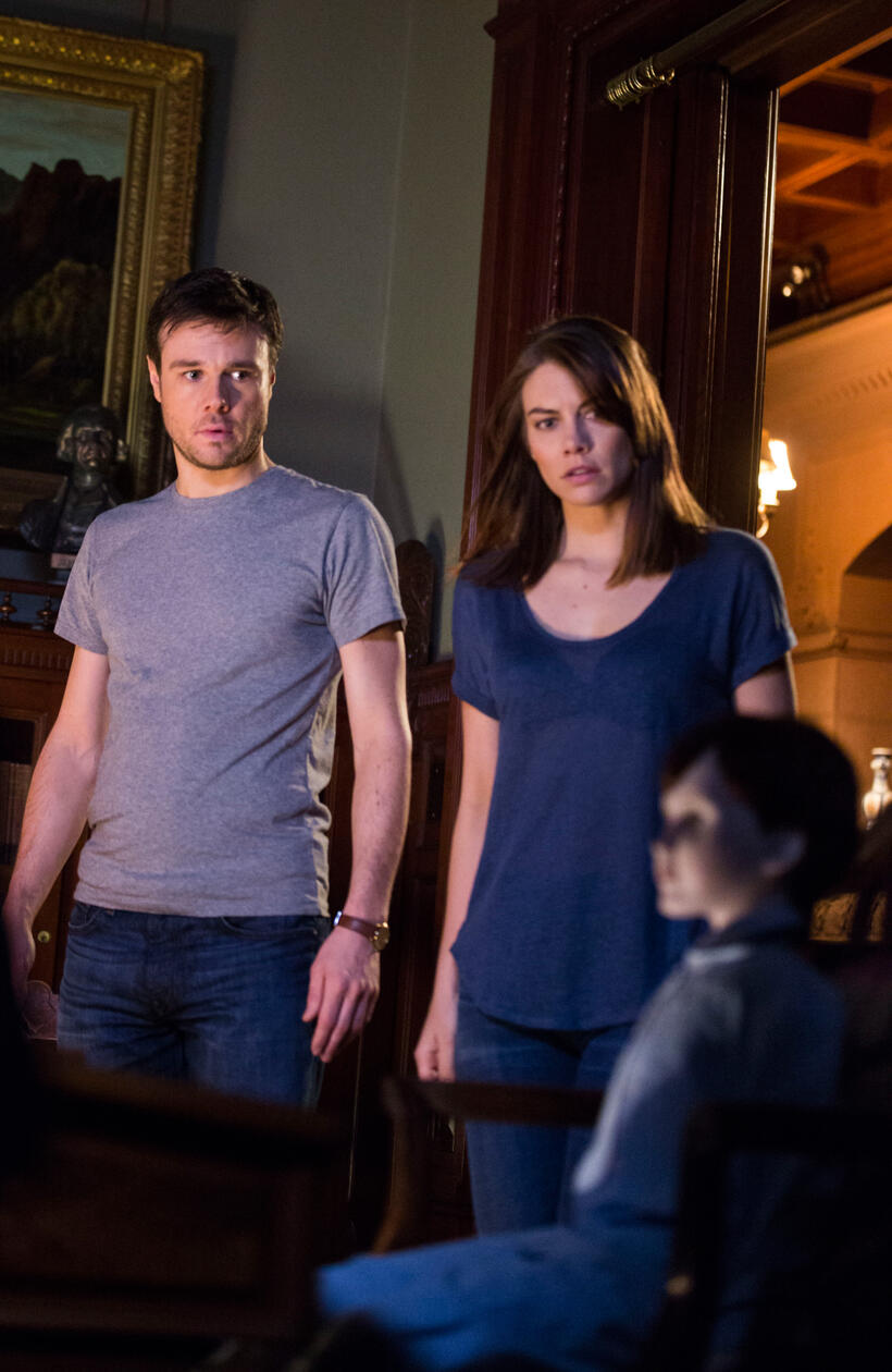 Rupert Evans as Malcolm and Lauren Cohan as Greta Evans in "The Boy."