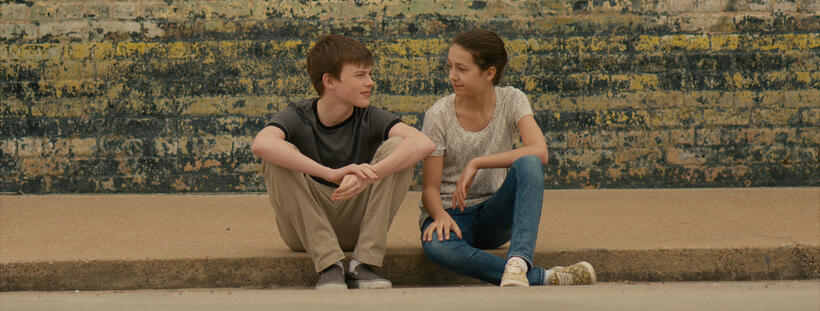 Josh Wiggins as Louis and Emma Fuhrmann as Rose in "Lost in the Sun."