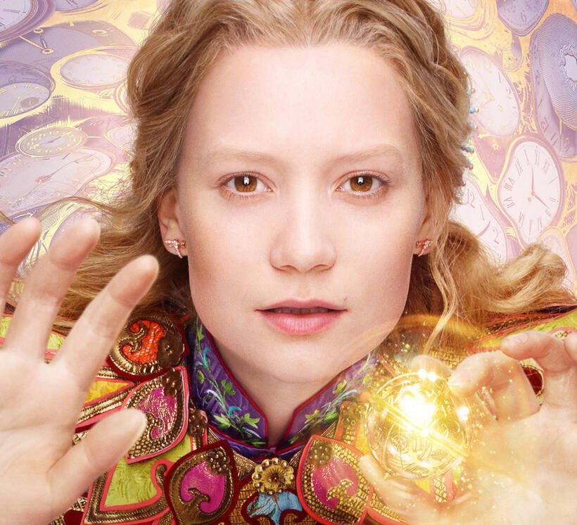 A scene from " Alice Through the Looking Glass."