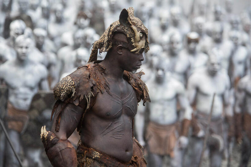 A scene from "THE LEGEND OF TARZAN."