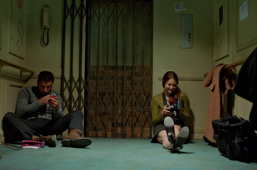 James Roday as B and Julianna Guill as Ann in "Christmas Eve."