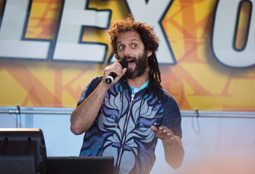 Jason Mantzoukas as Pam in "Dirty Grandpa."