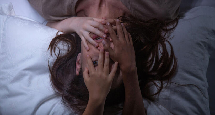 A scene from "The Other Side of the Door."