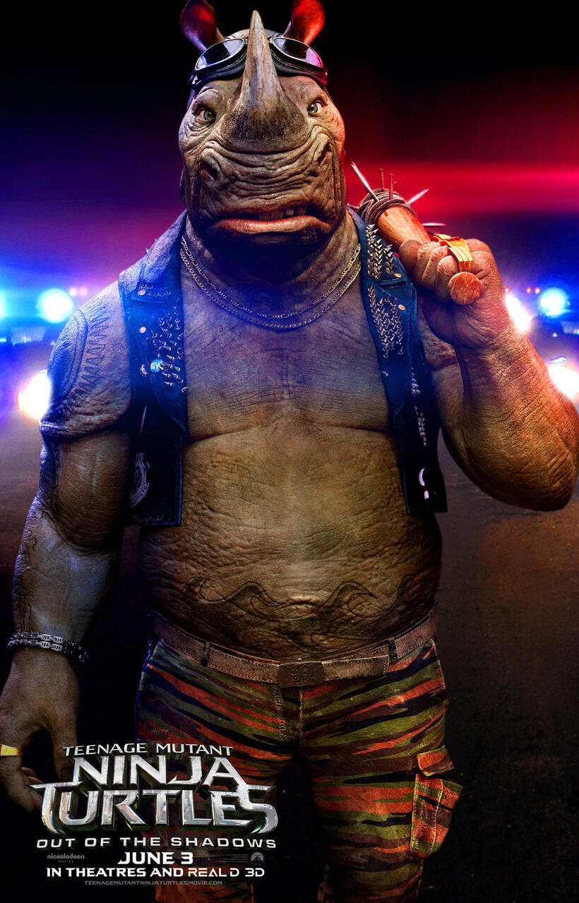 Poster art for "Teenage Mutant Ninja Turtles: Out of the Shadows."