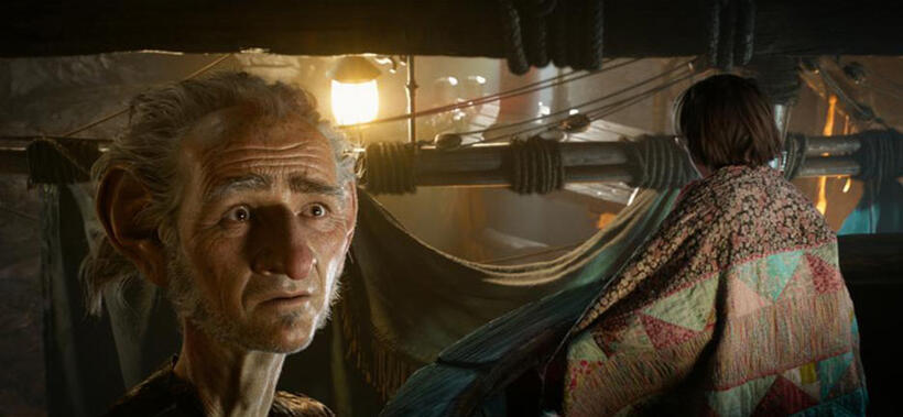 A scene from "THE BFG."