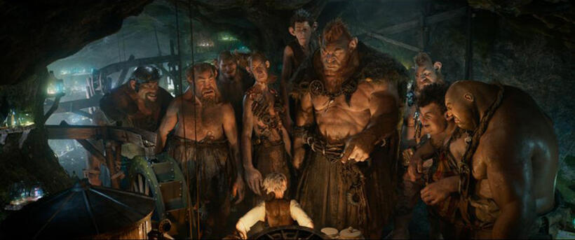 A scene from "THE BFG."