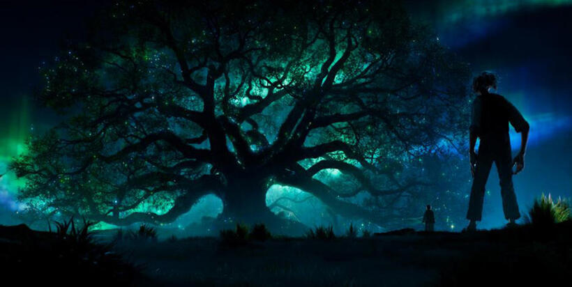 A scene from "THE BFG."