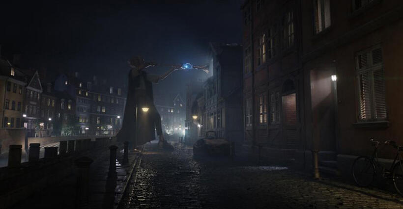 A scene from "The BFG."