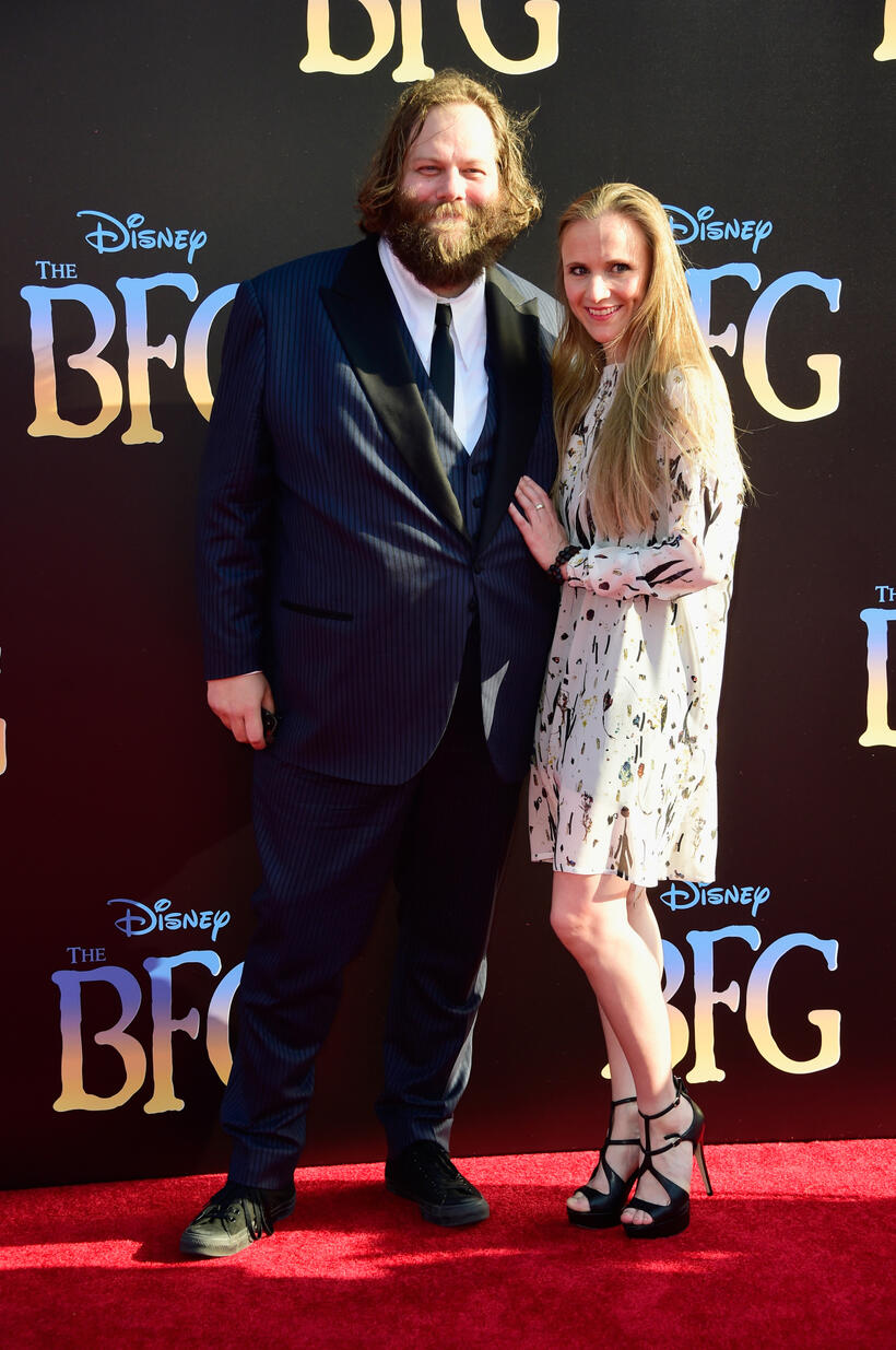 Olafur Darri Olafsson and Lovisa Osk Gunnarsdottir at the California premiere of "THE BFG."