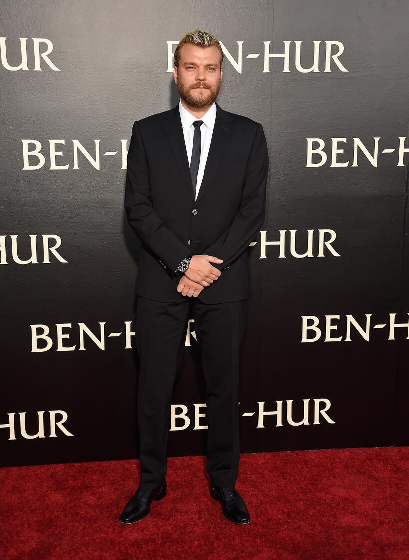 Pilou Asbaek at the California premiere of "Ben-Hur."