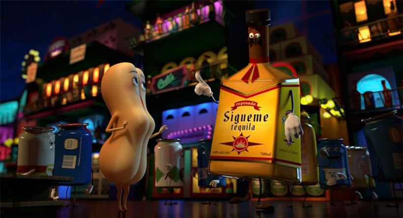 A scene from "Sausage Party."