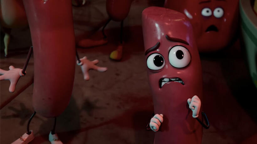 A scene from "Sausage Party."