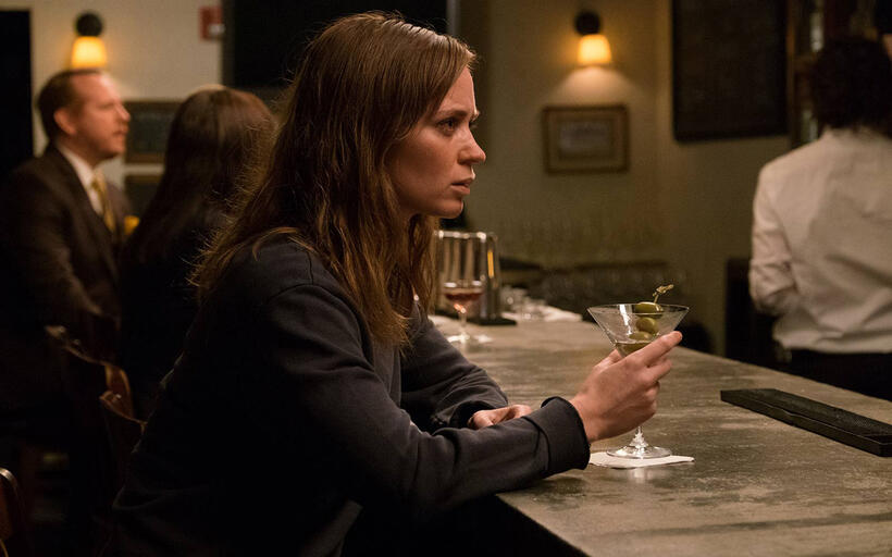 A scene from "The Girl on the Train."