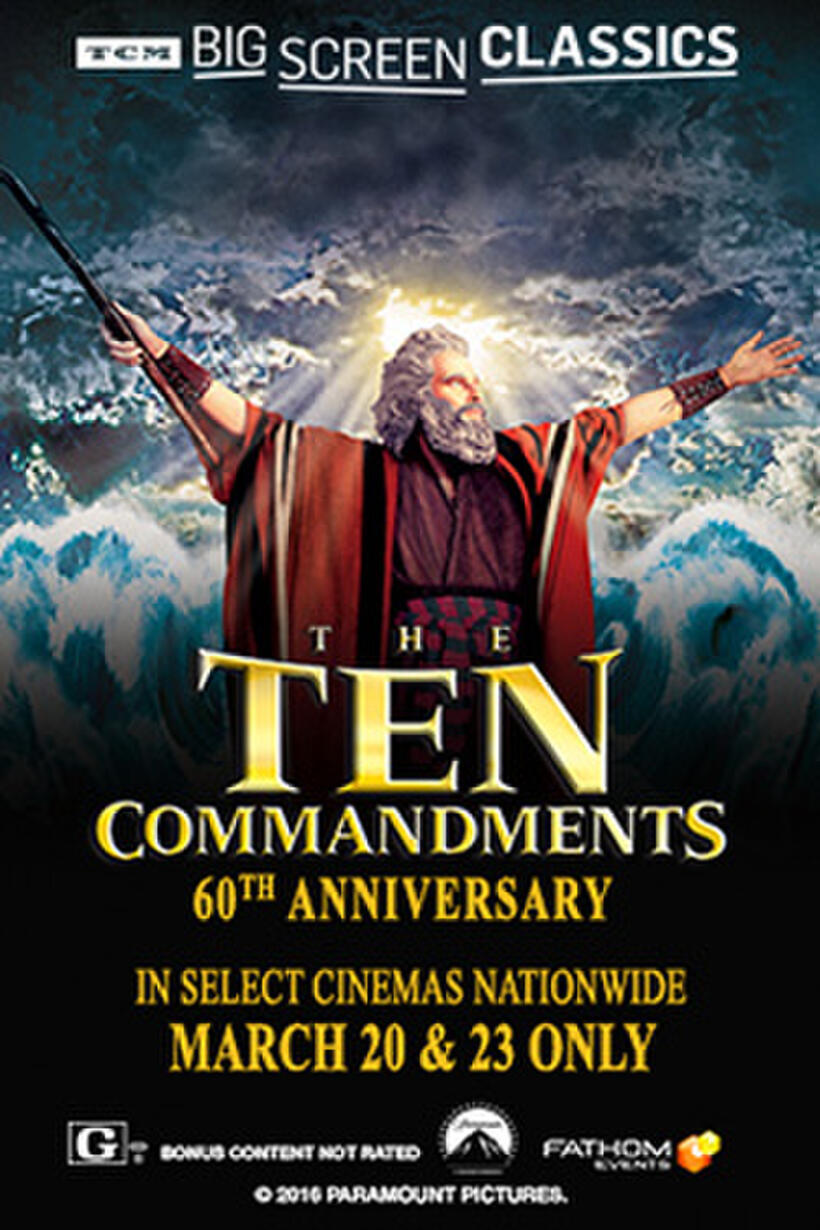 the ten commandments movie poster