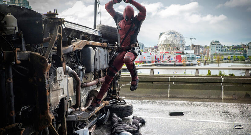 A scene from "Deadpool."