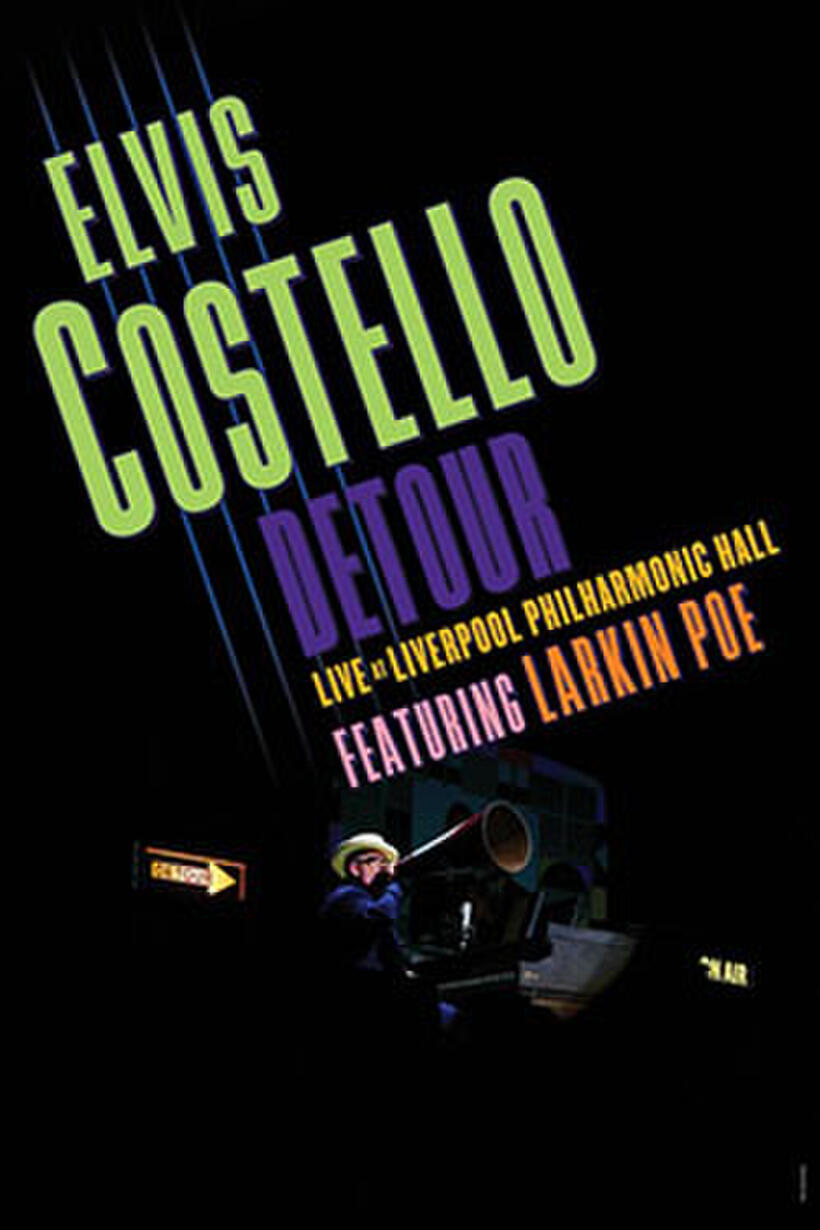 Poster art for "Elvis Costello Detour."