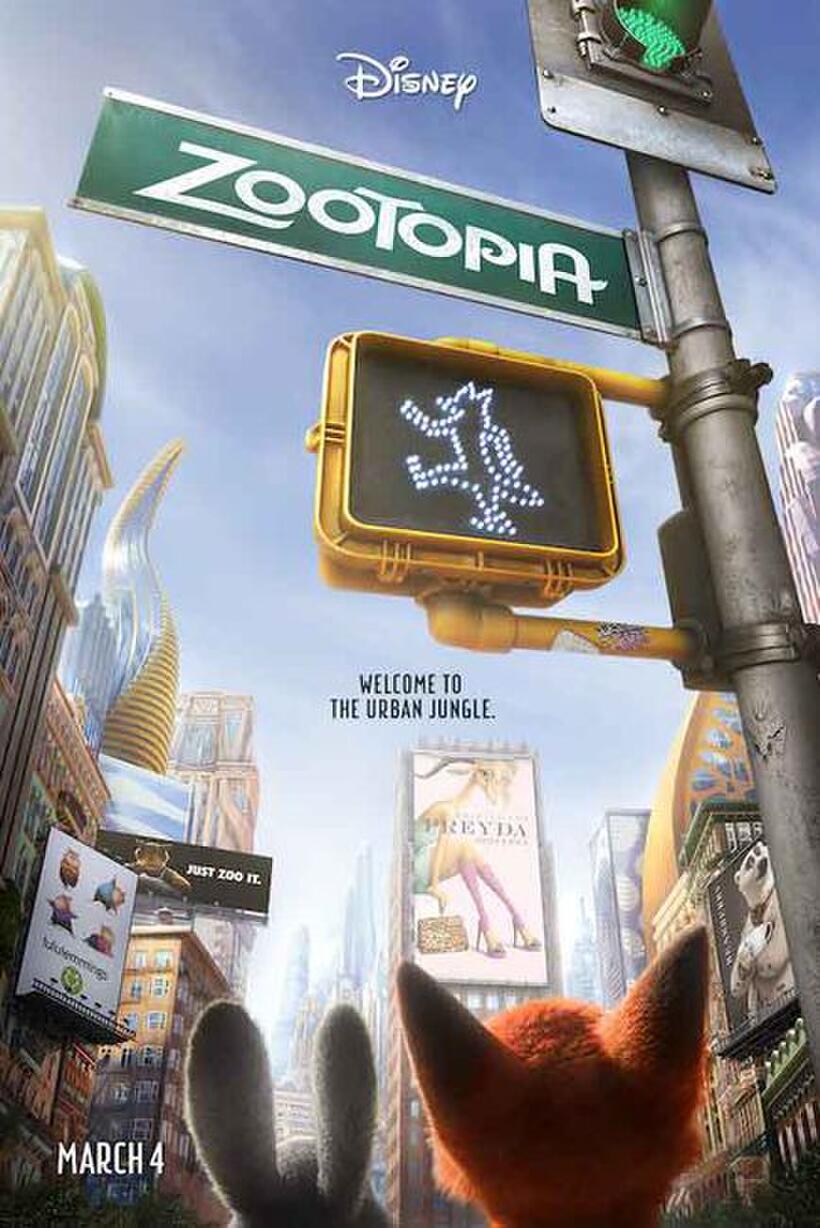 Zootopia poster art