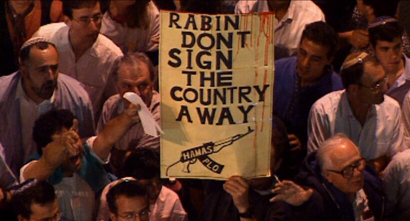 A scene from "Rabin, the Last Day."