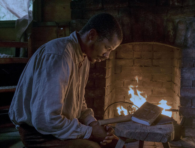 A scene from "The Birth Of A Nation."