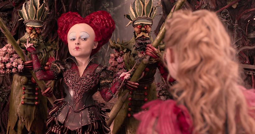 A scene from " Alice Through the Looking Glass."