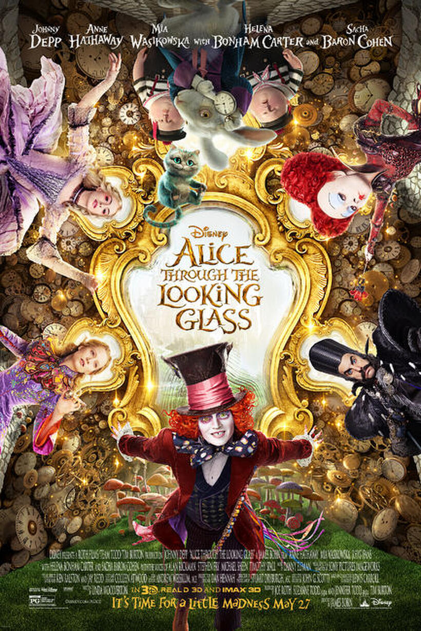 Alice Through the Looking Glass poster art