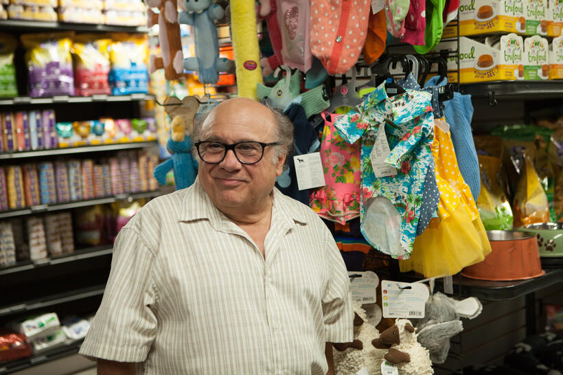 Danny DeVito as Dave Schmerz in "Wiener-Dog."