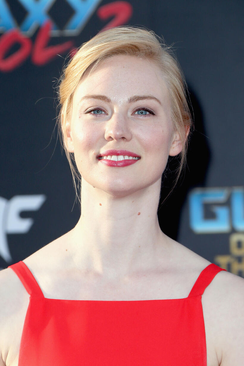 Deborah Ann at the California premiere of "Guardians of the Galaxy Vol. 2."