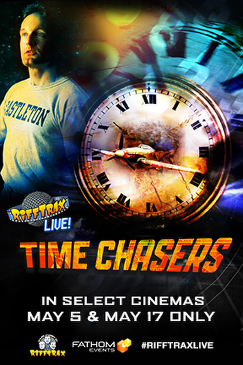 Poster art for "RiffTrax Live: Time Chasers."