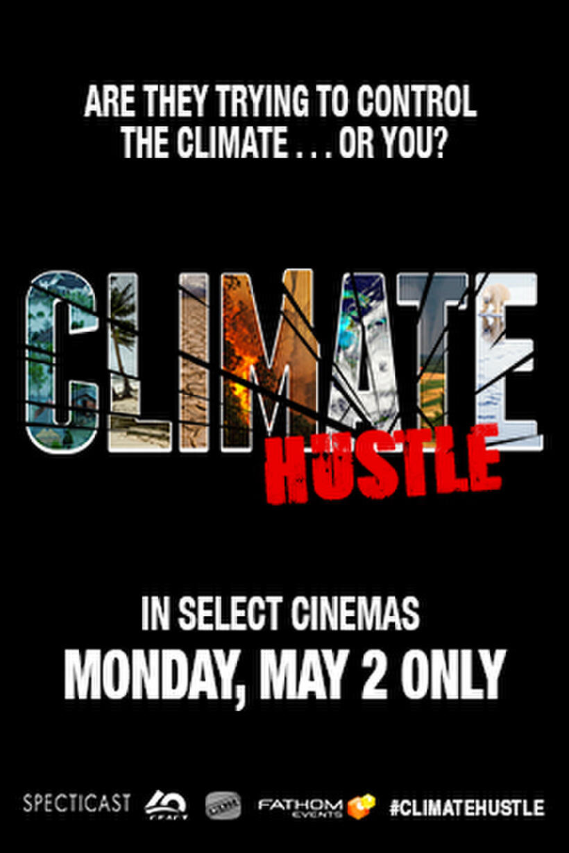 Poster art for "Climate Hustle."