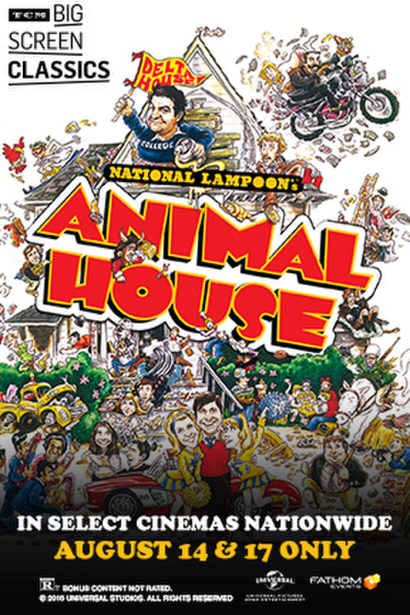 Poster art for "Animal House (1978) presented by TCM."