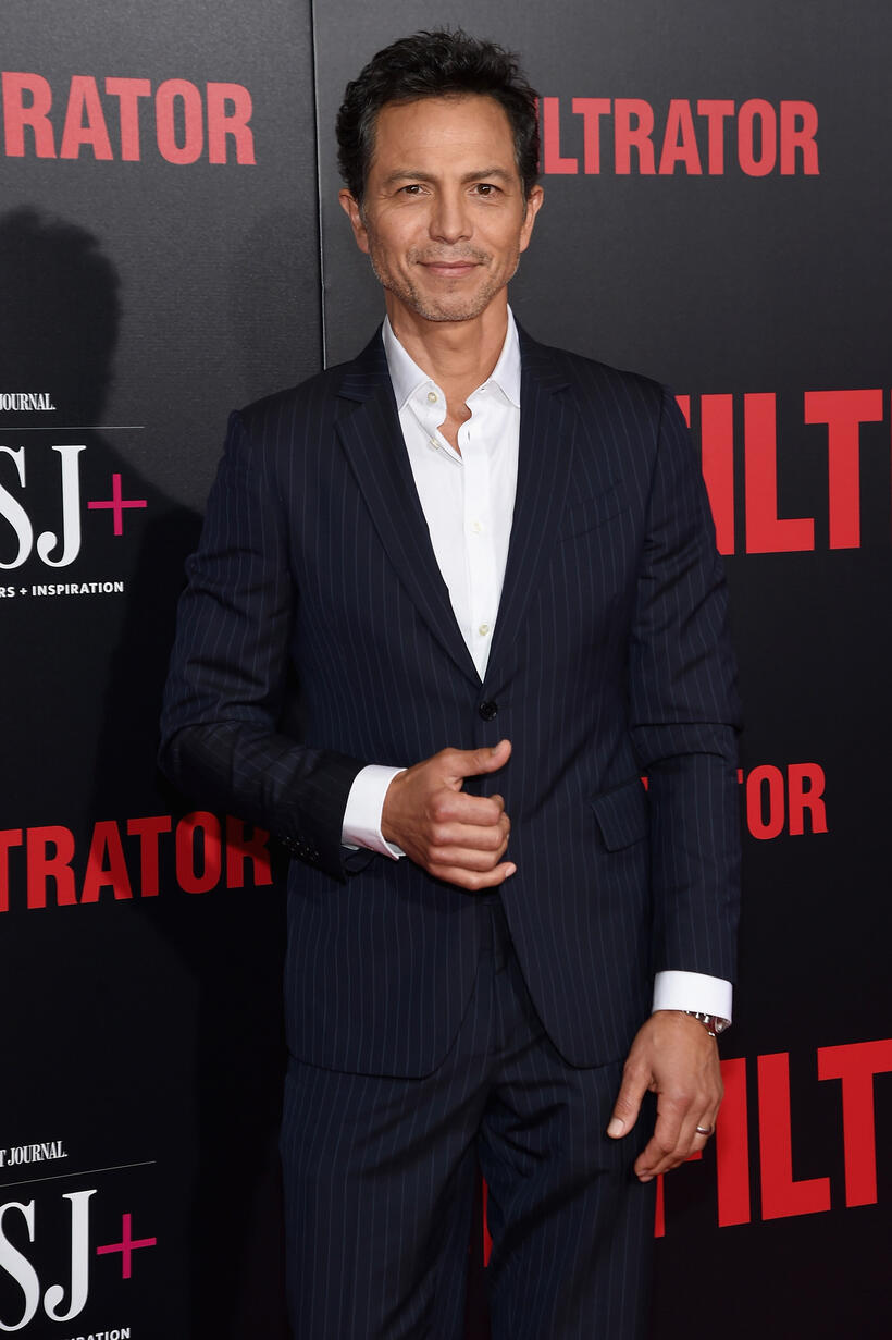 Benjamin Bratt at the New York premiere of "The Infiltrator."