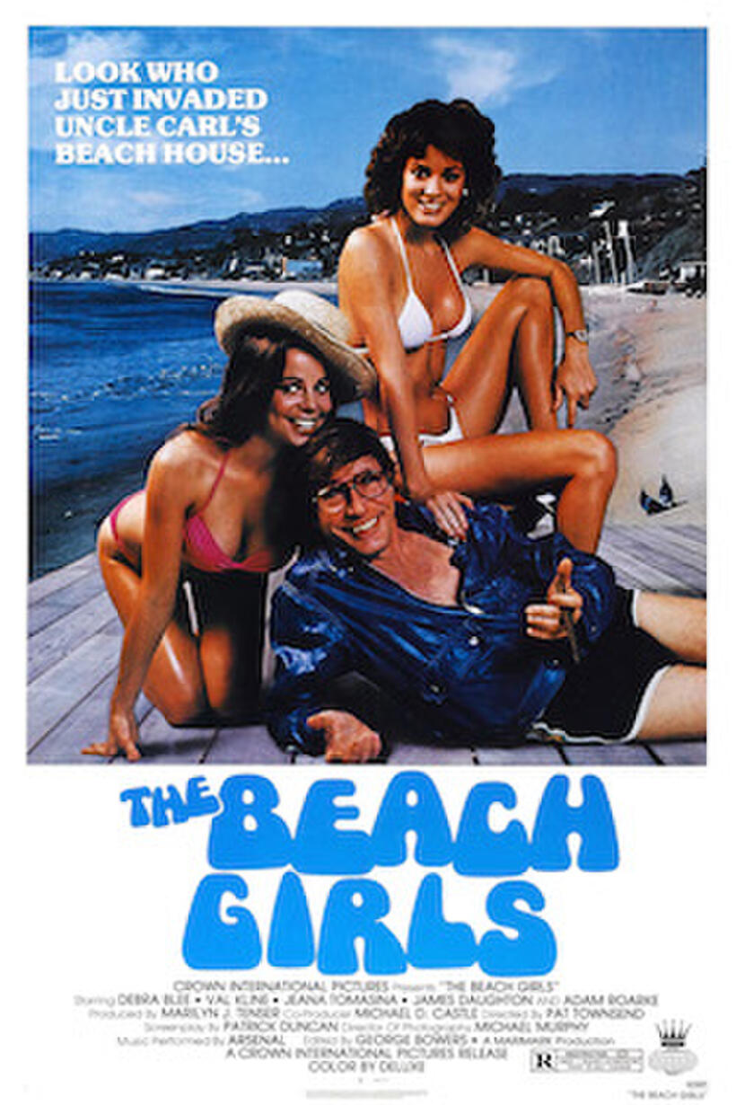Poster art for "The Beach Girls."