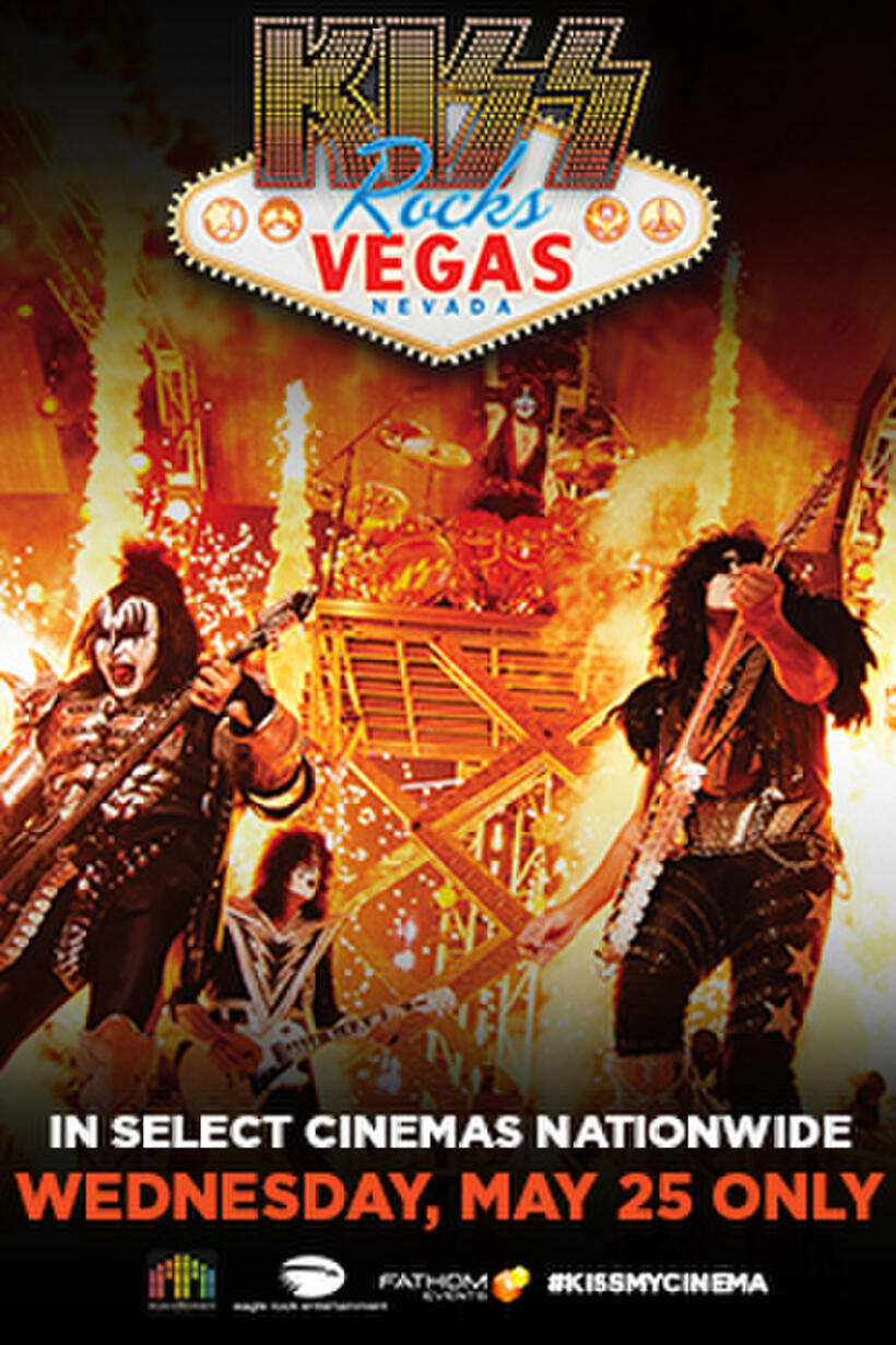 Poster art for "KISS Rocks Vegas."