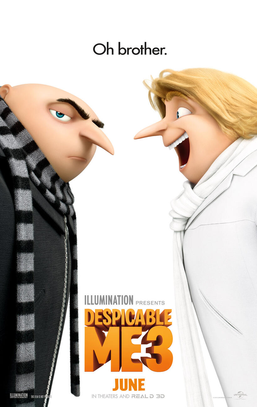 Despicable Me 3 poster art