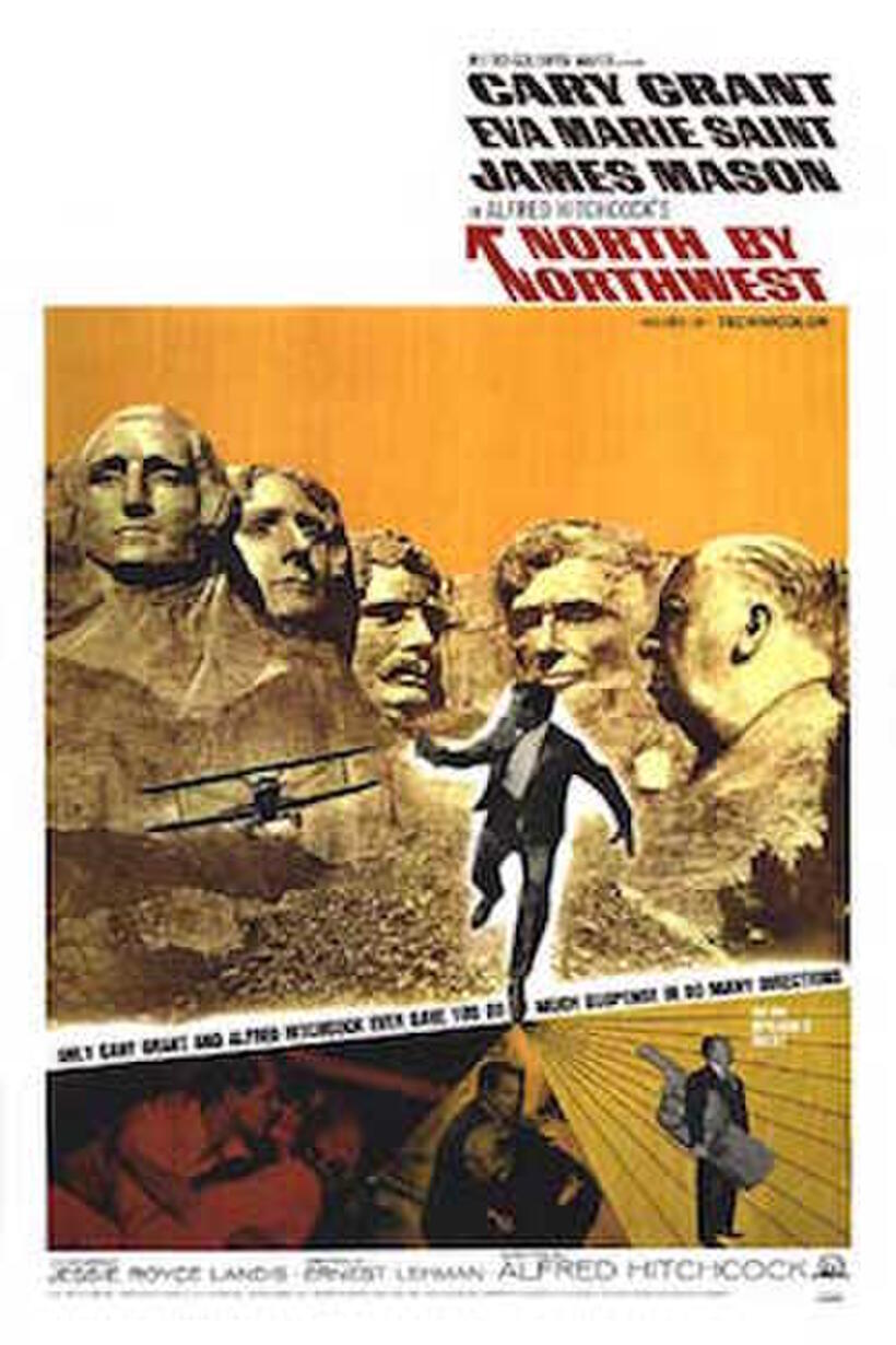 Poster art for "North By Northwest."