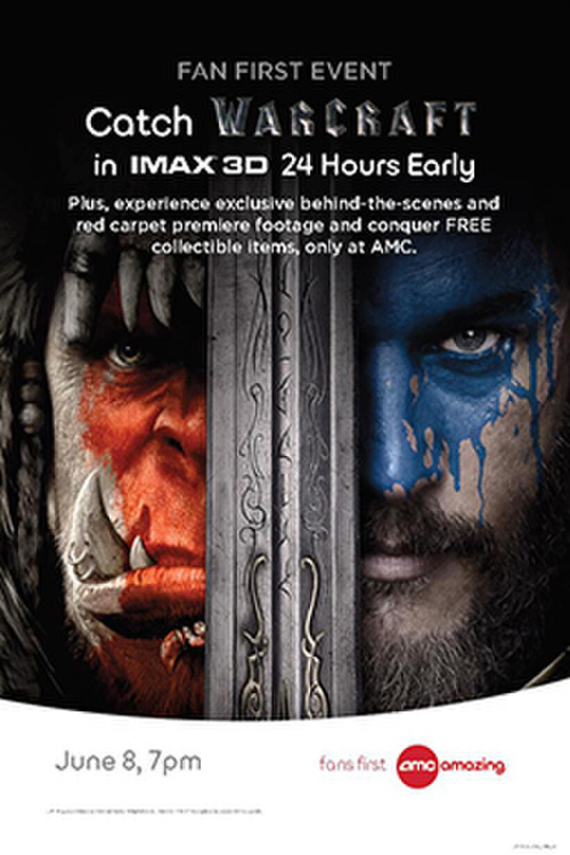 Poster art for "Warcraft Fan First Event."