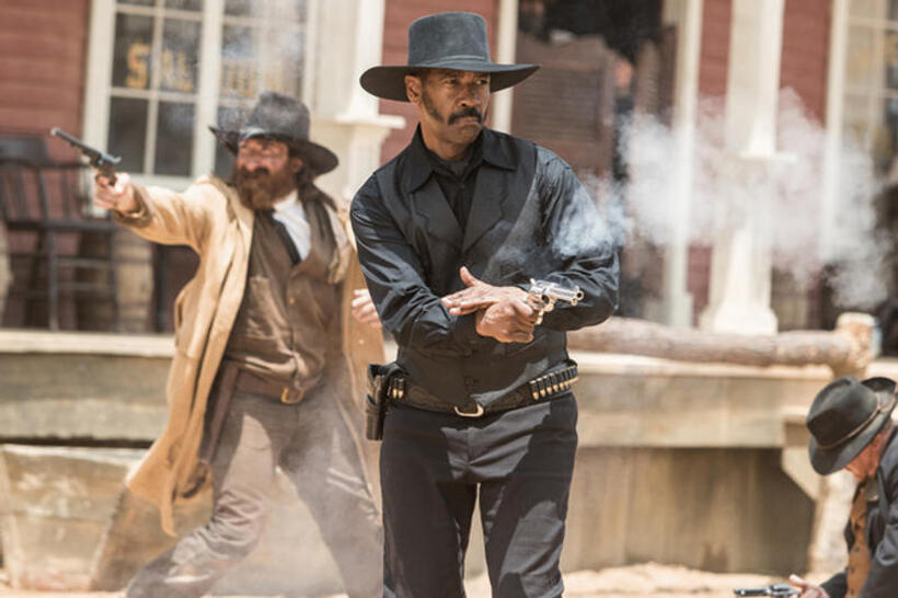 A scene from "The Magnificent Seven."