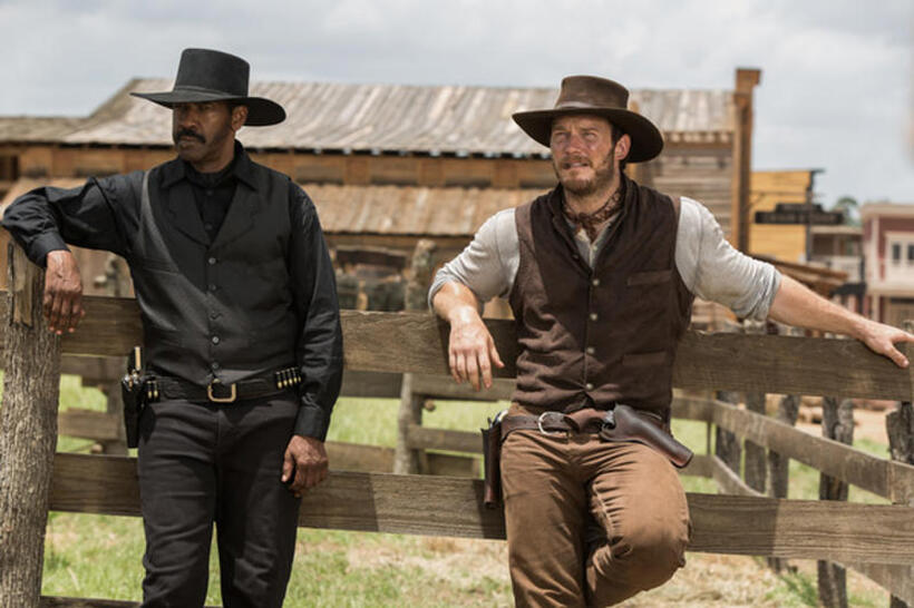 A scene from "The Magnificent Seven."