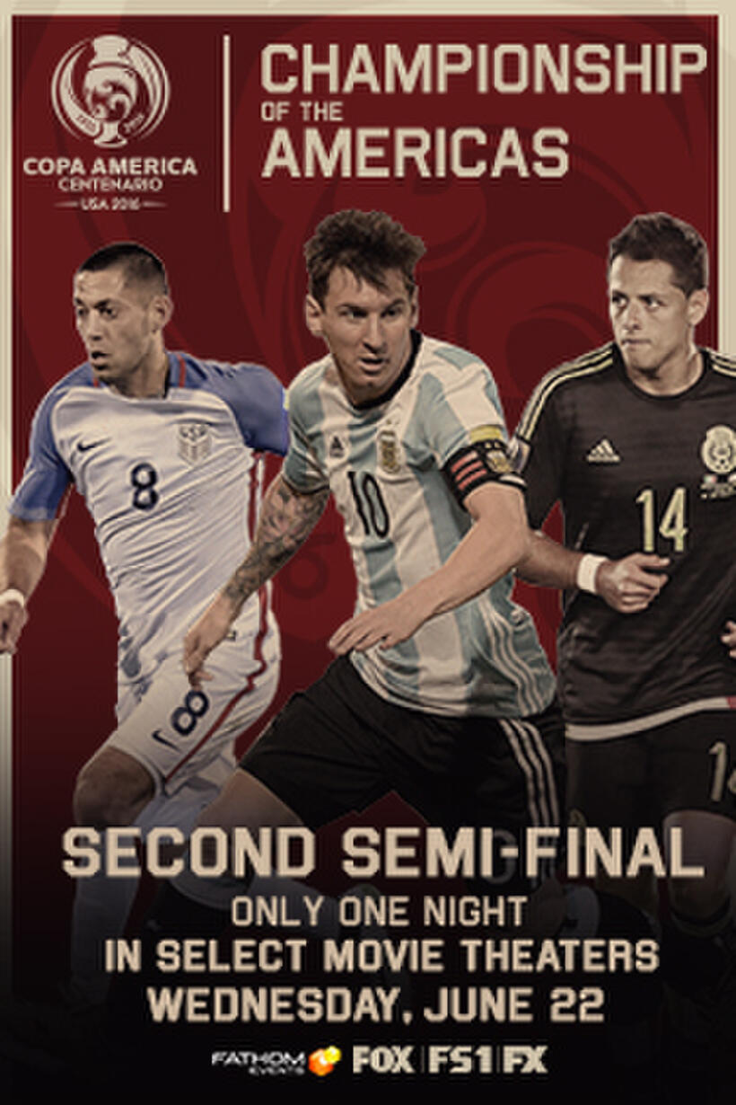 Poster art for "Copa America Centenario Semi Finals 2."