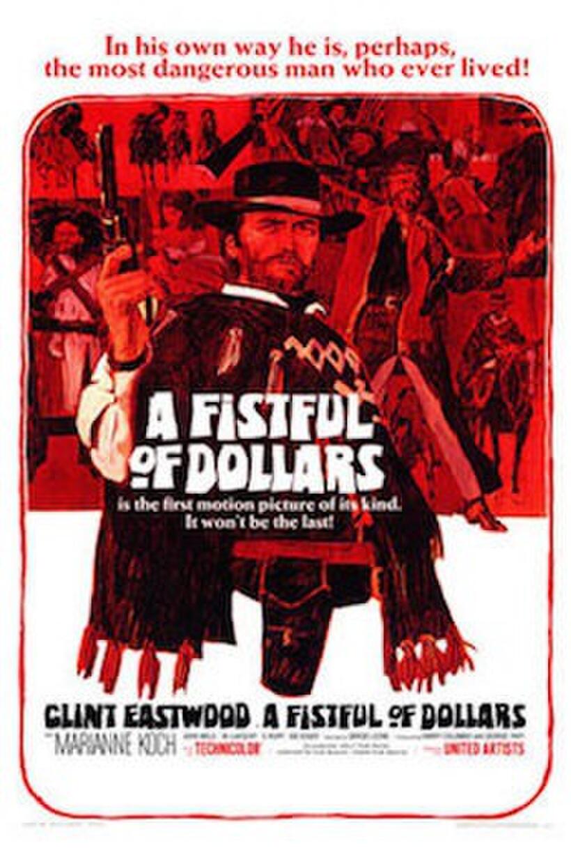 Poster art for "A Fistful of Dollars."