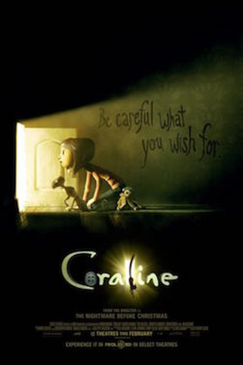 Poster art for "Coraline."