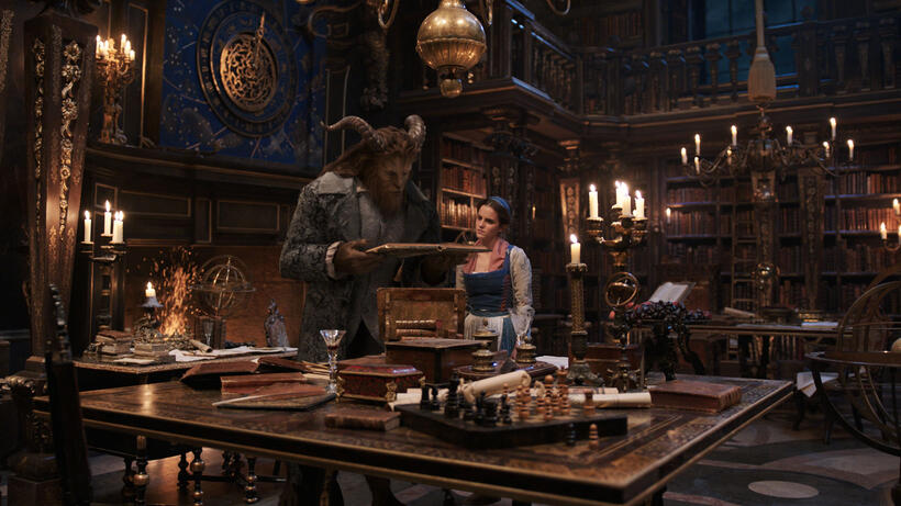 A scene from "Beauty And The Beast."