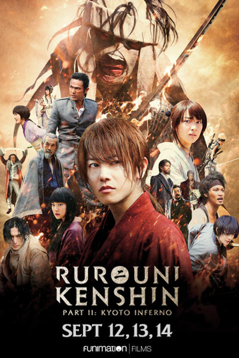 Rurouni Kenshin Part II: Kyoto Inferno poster art