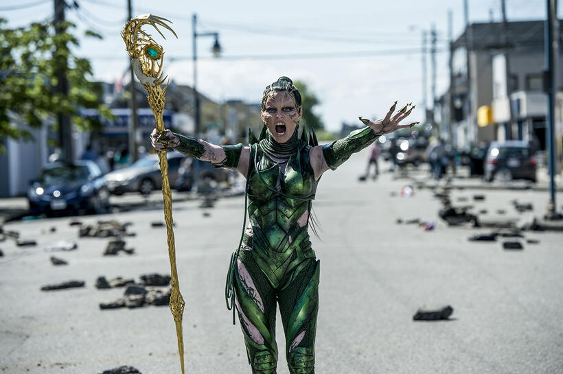 A scene from "Power Rangers."