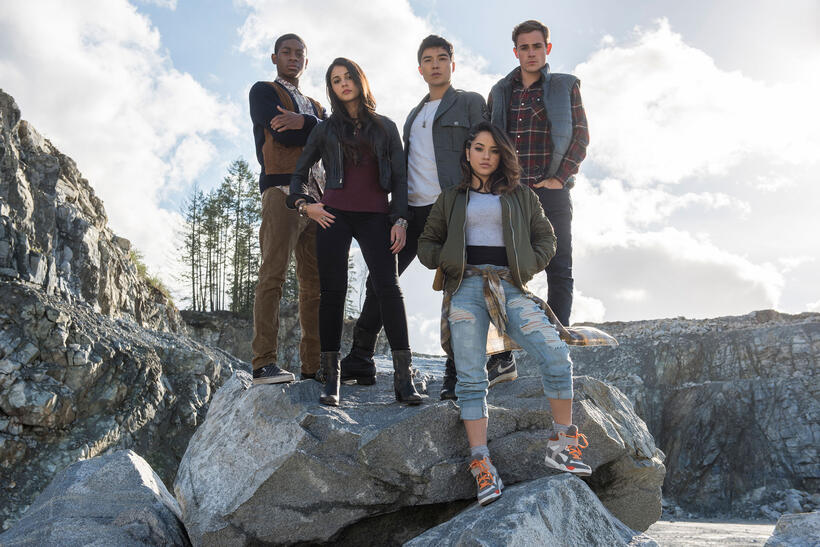 A scene from "Power Rangers."