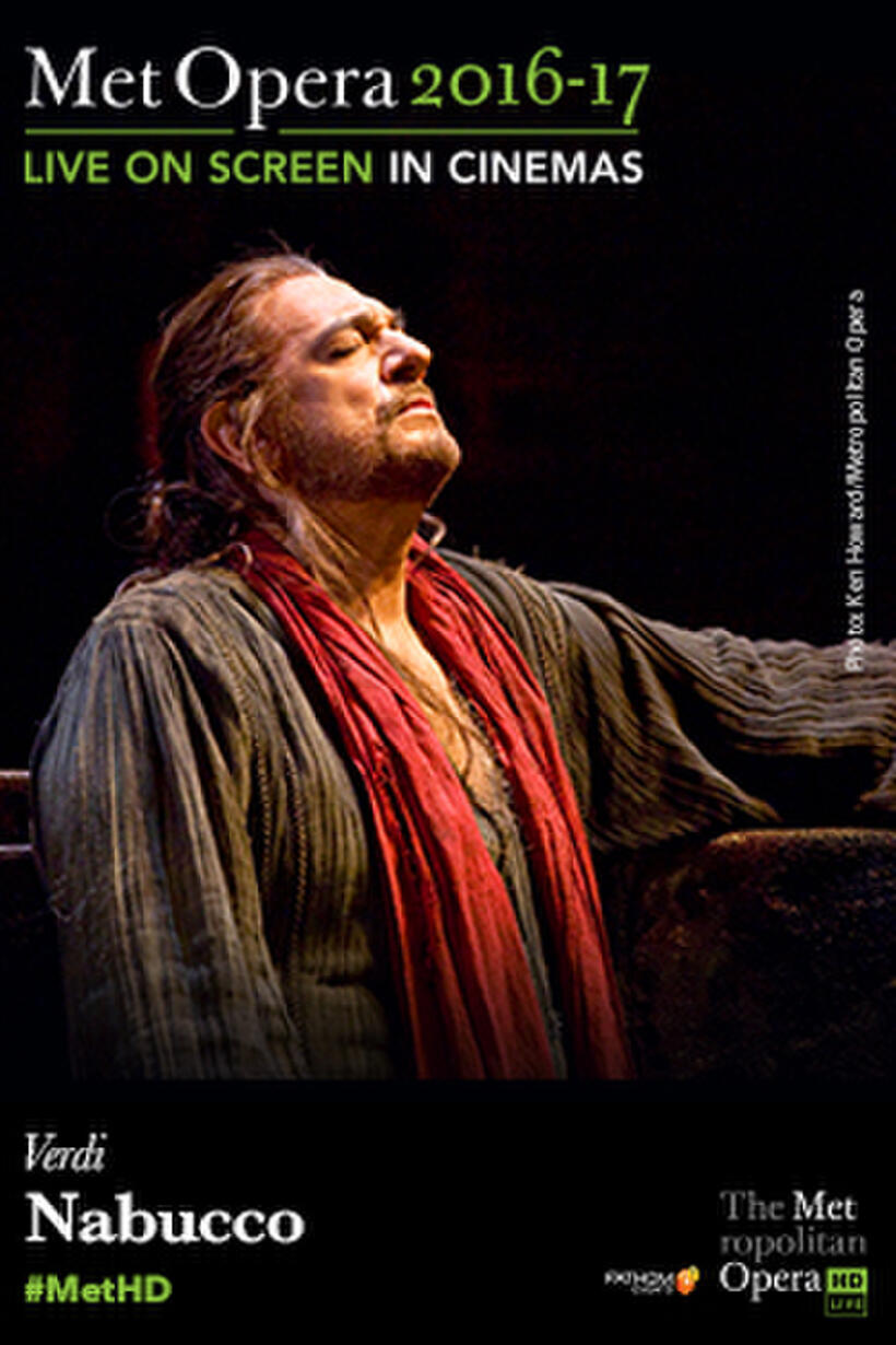Poster art for "The Metropolitan Opera: Nabucco."