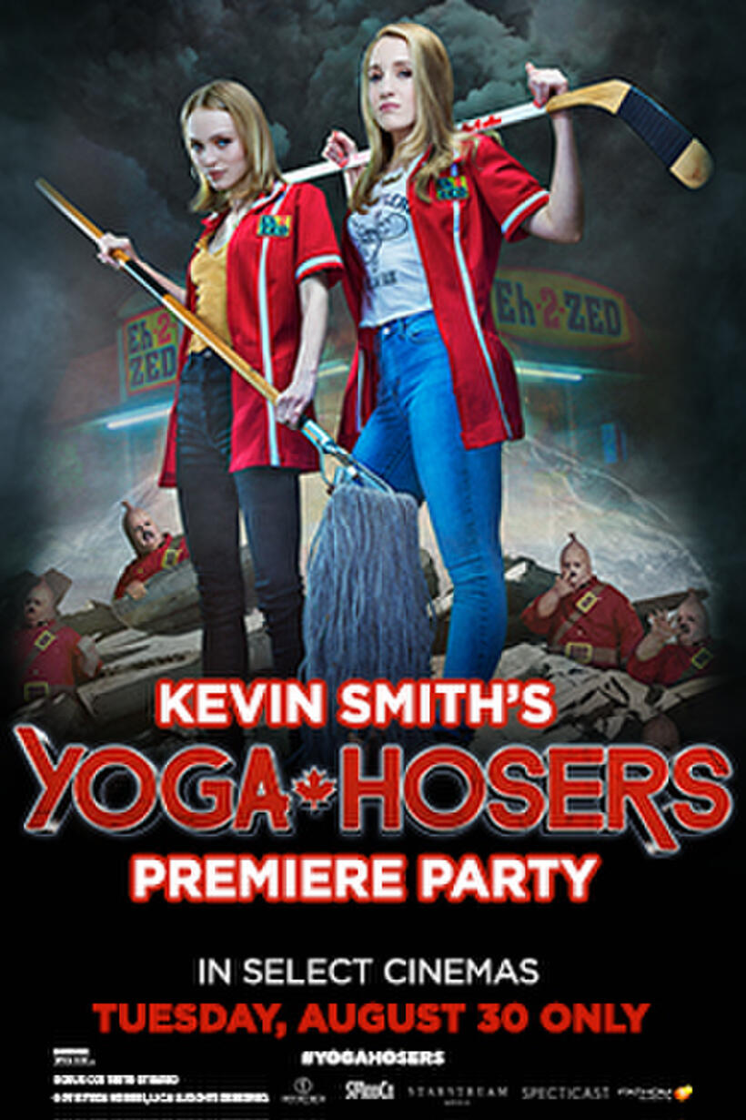 Posters art for "Kevin Smith’s Yoga Hosers Premiere Party Q&A."