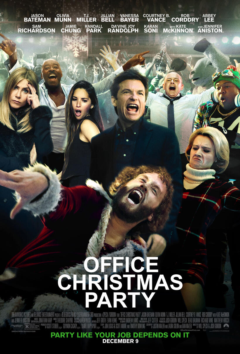 Office Christmas Party poster art