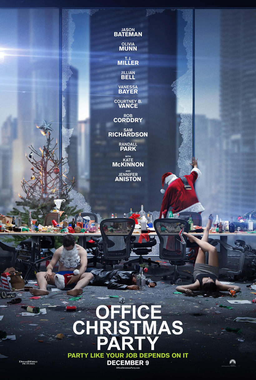 Office Christmas Party poster art